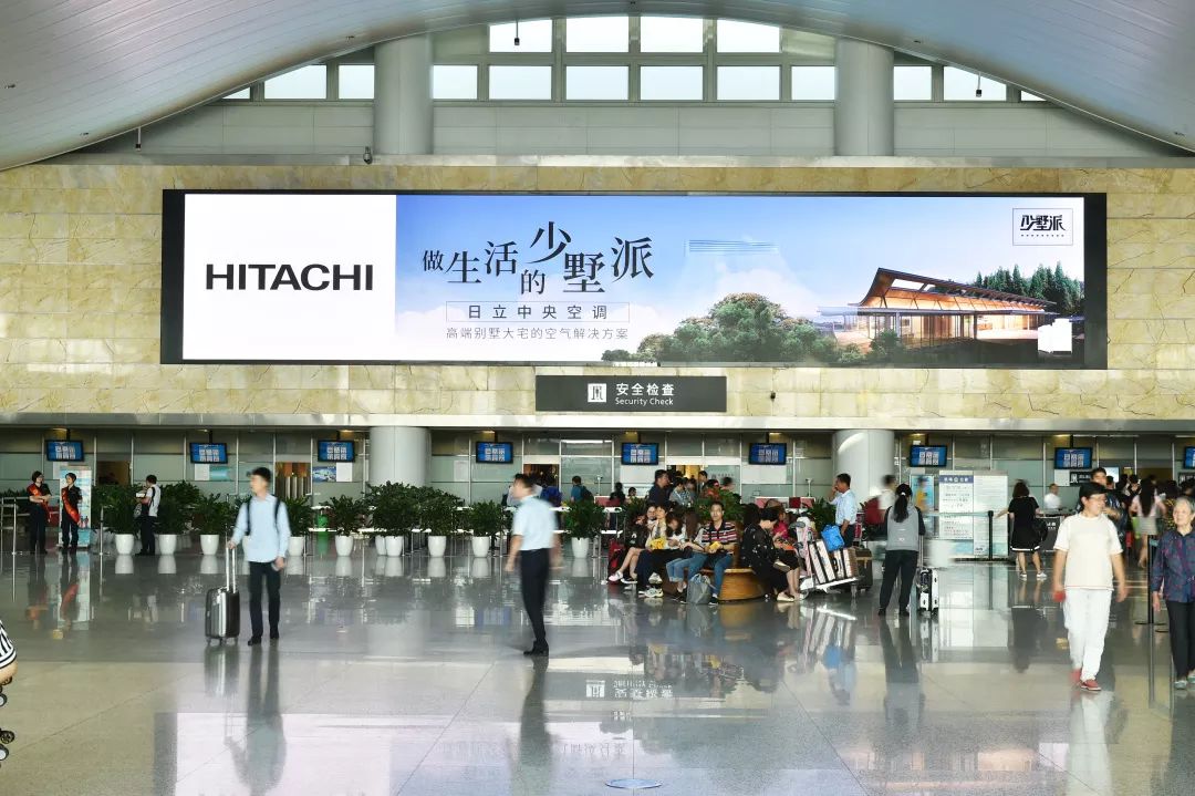 杭州萧山机场LED屏广告